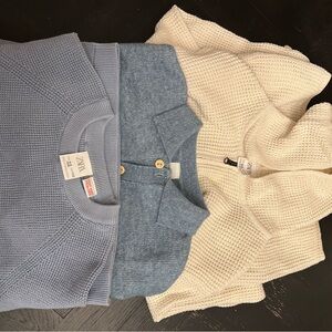 H&M Kids Sweaters in Blue and Cream